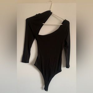 Asymmetrical Cut Out Bodysuit